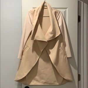 Blush/cream lightweight jacket